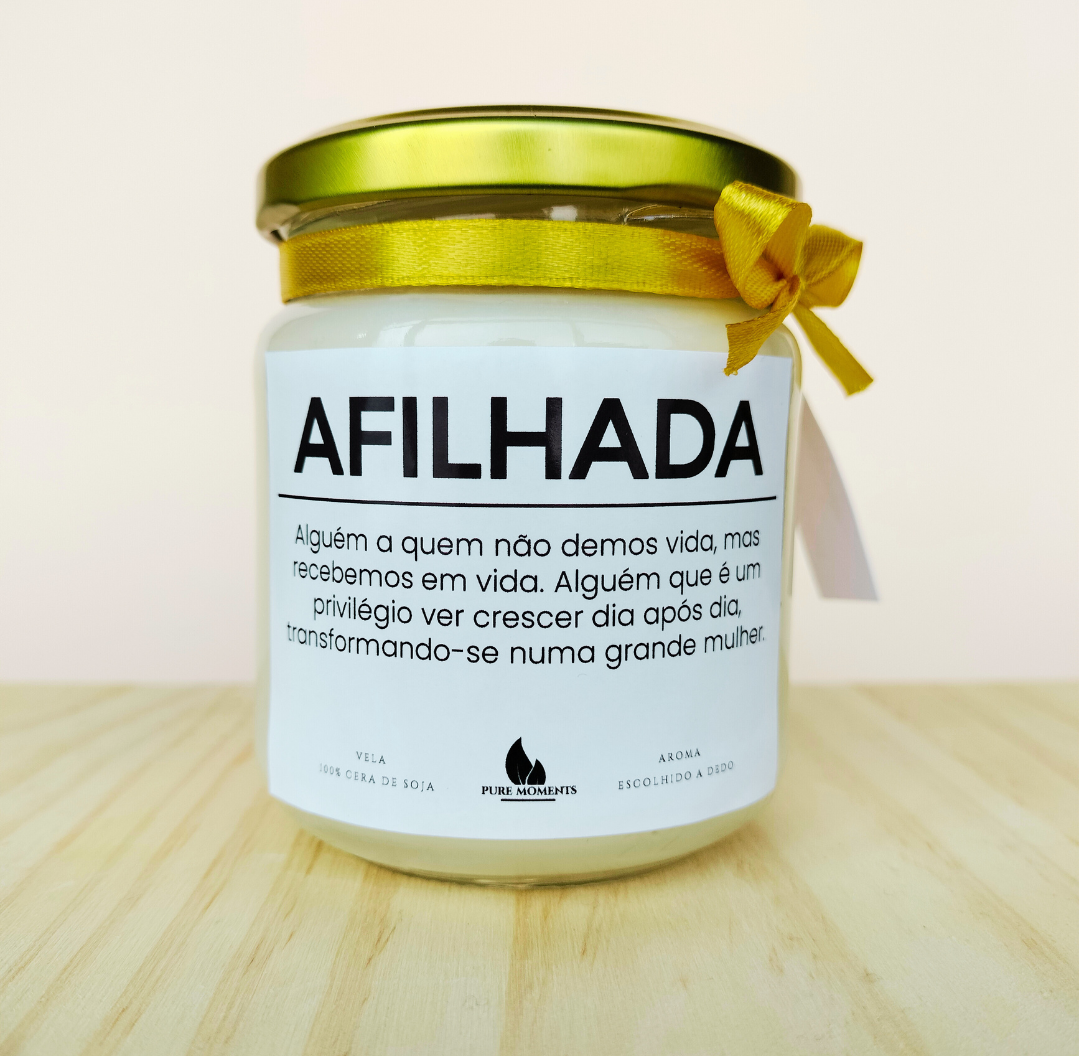 Vela Aromática Afilhada/Madrinha