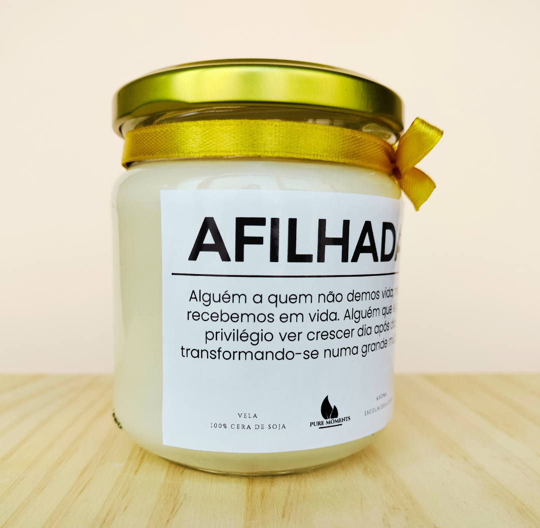 Vela Aromática Afilhada/Madrinha