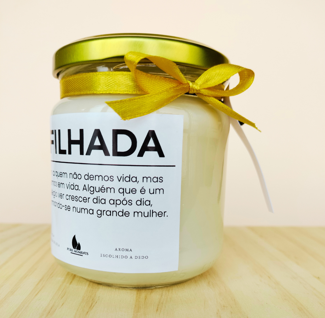 Vela Aromática Afilhada/Madrinha
