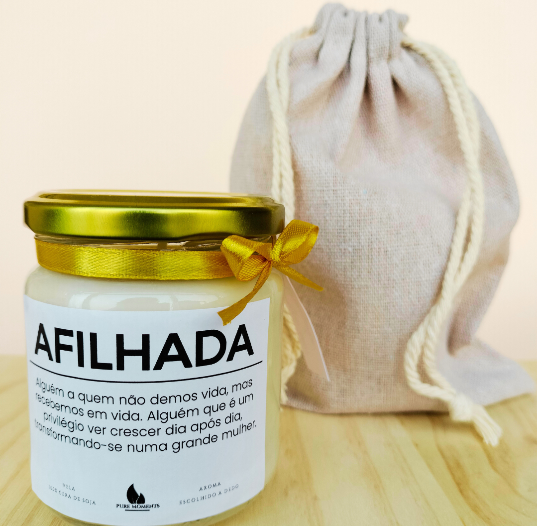 Vela Aromática Afilhada/Madrinha