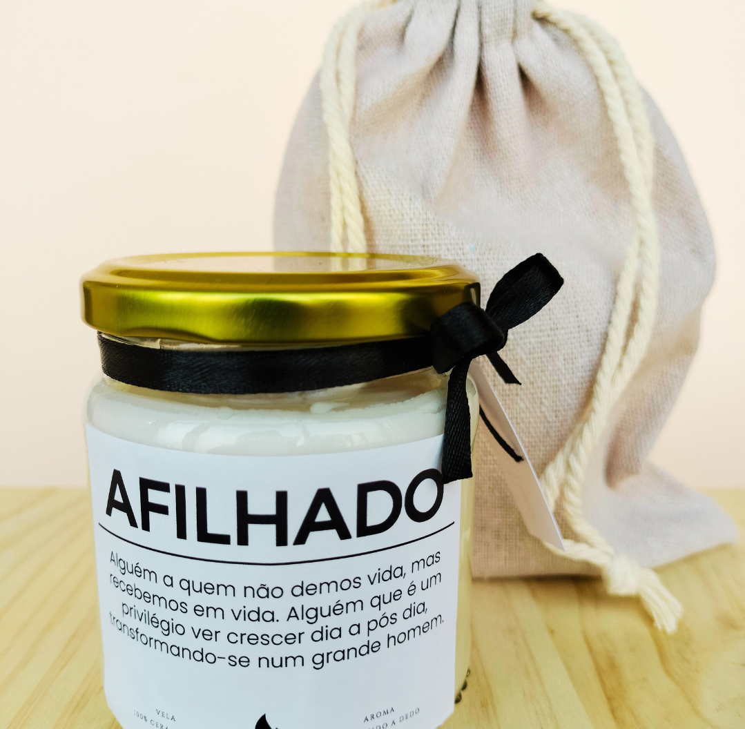 Vela Aromática Afilhado/Padrinho