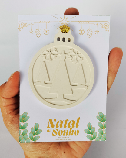 Pingente Aromático Natal de Sonho – Lembrança Mimosa