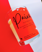 Vela Aromática Paixão | Presente Romântico com Aroma Morangos e Champanhe