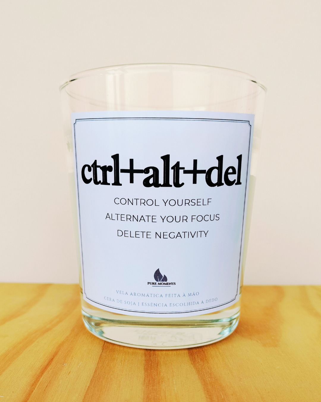 Vela “ctrl+alt+del” – Presente motivacional com toque de humor para colegas