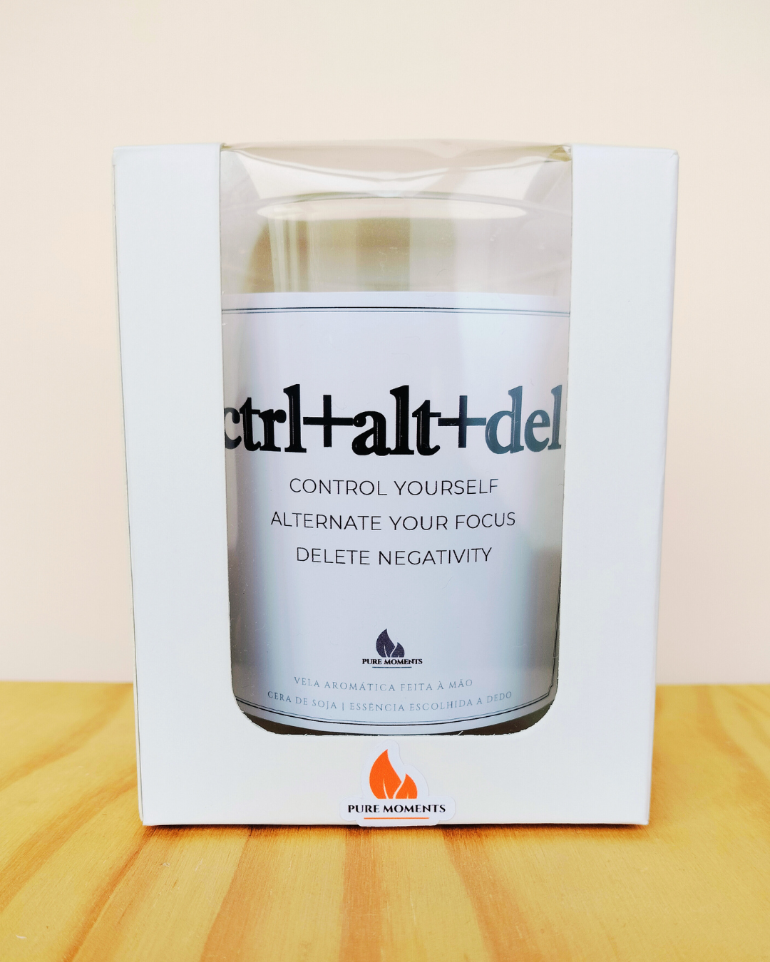 Vela “ctrl+alt+del” – Presente motivacional com toque de humor para colegas