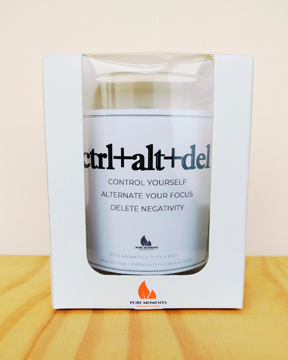 Vela “ctrl+alt+del” – Presente motivacional com toque de humor para colegas