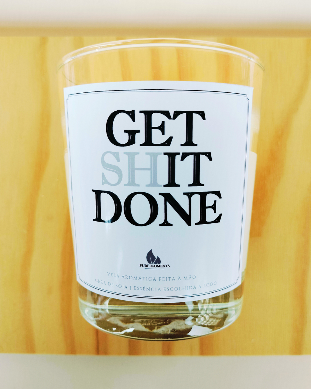 Vela “Get (sh)it done” – Presente motivacional e irreverente