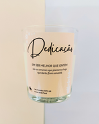 Vela Aromática Dedicação | Presente Inspirador com Aroma Jardim Floral
