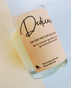 Vela Aromática Dedicação | Presente Inspirador com Aroma Jardim Floral