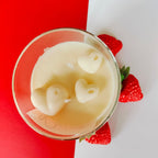 Vela Aromática Paixão | Presente Romântico com Aroma Morangos e Champanhe