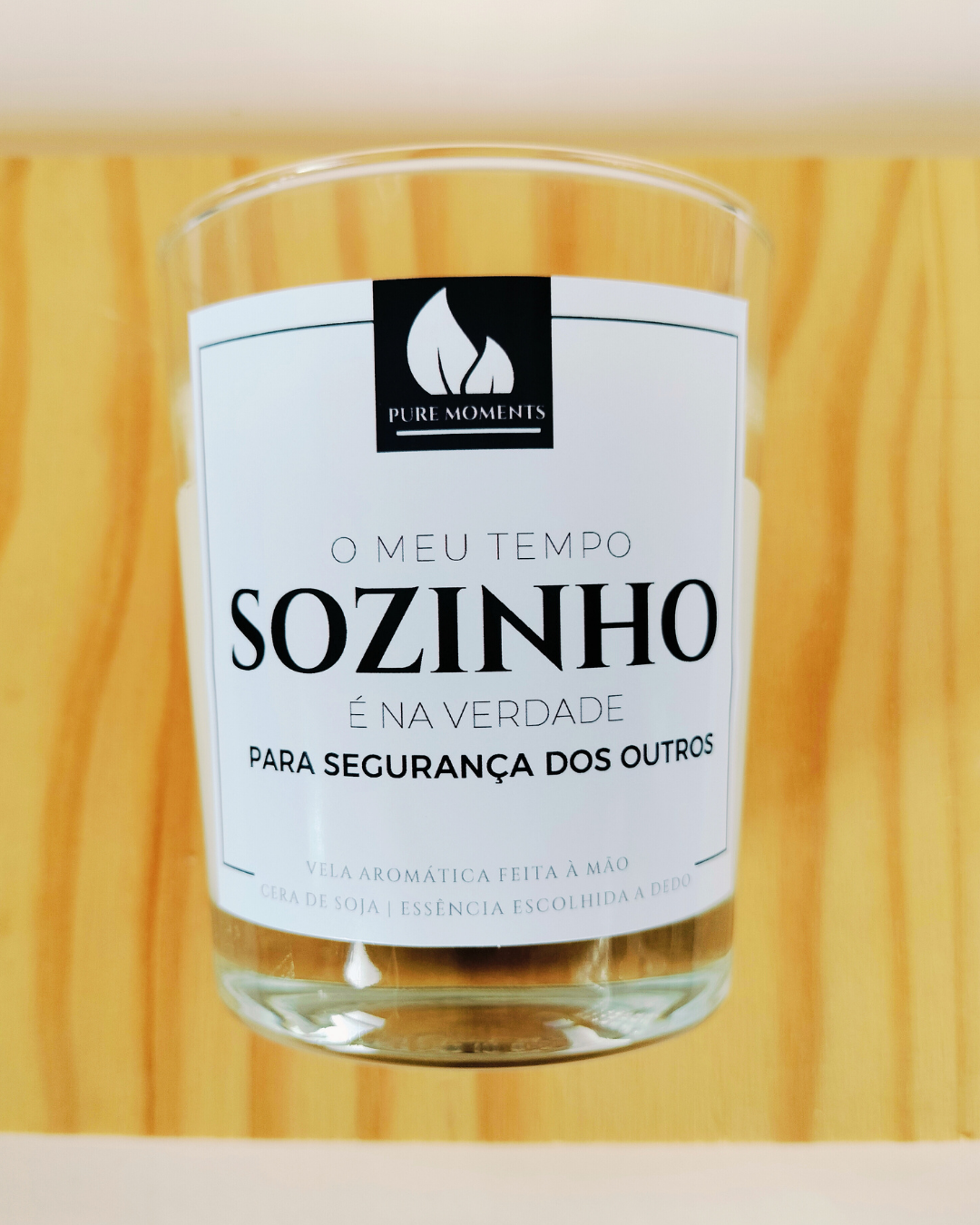 Vela Sarcástica "Sozinho" | Presente Humorístico