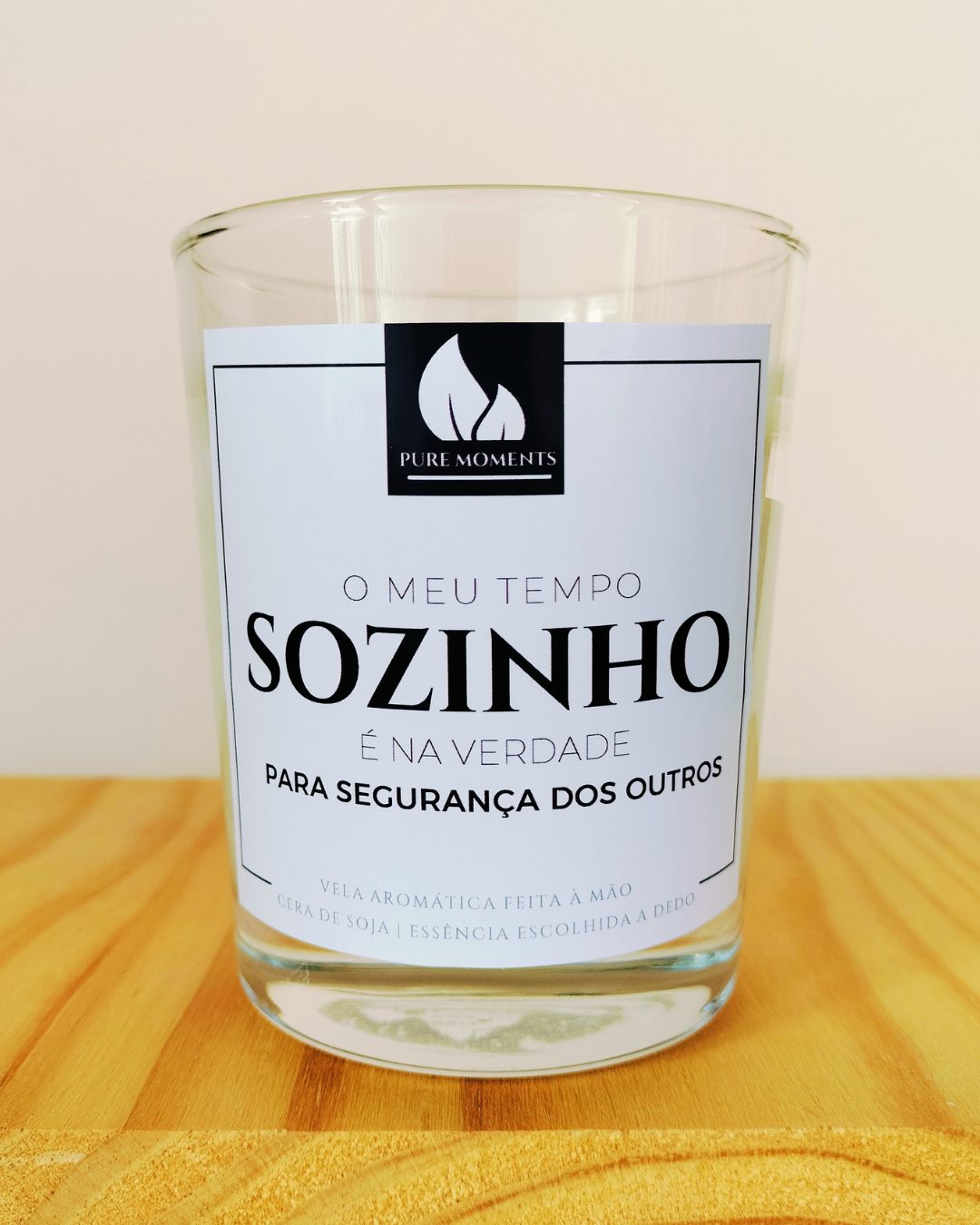 Vela Sarcástica "Sozinho" | Presente Humorístico