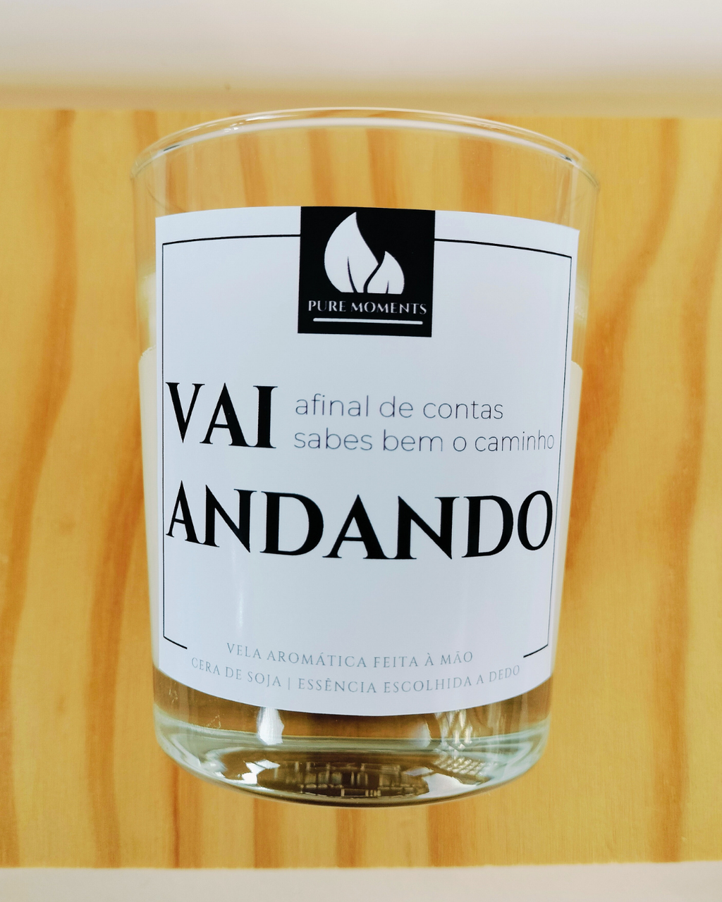 Vela Aromática "Vai andando..." | Presente Irónico
