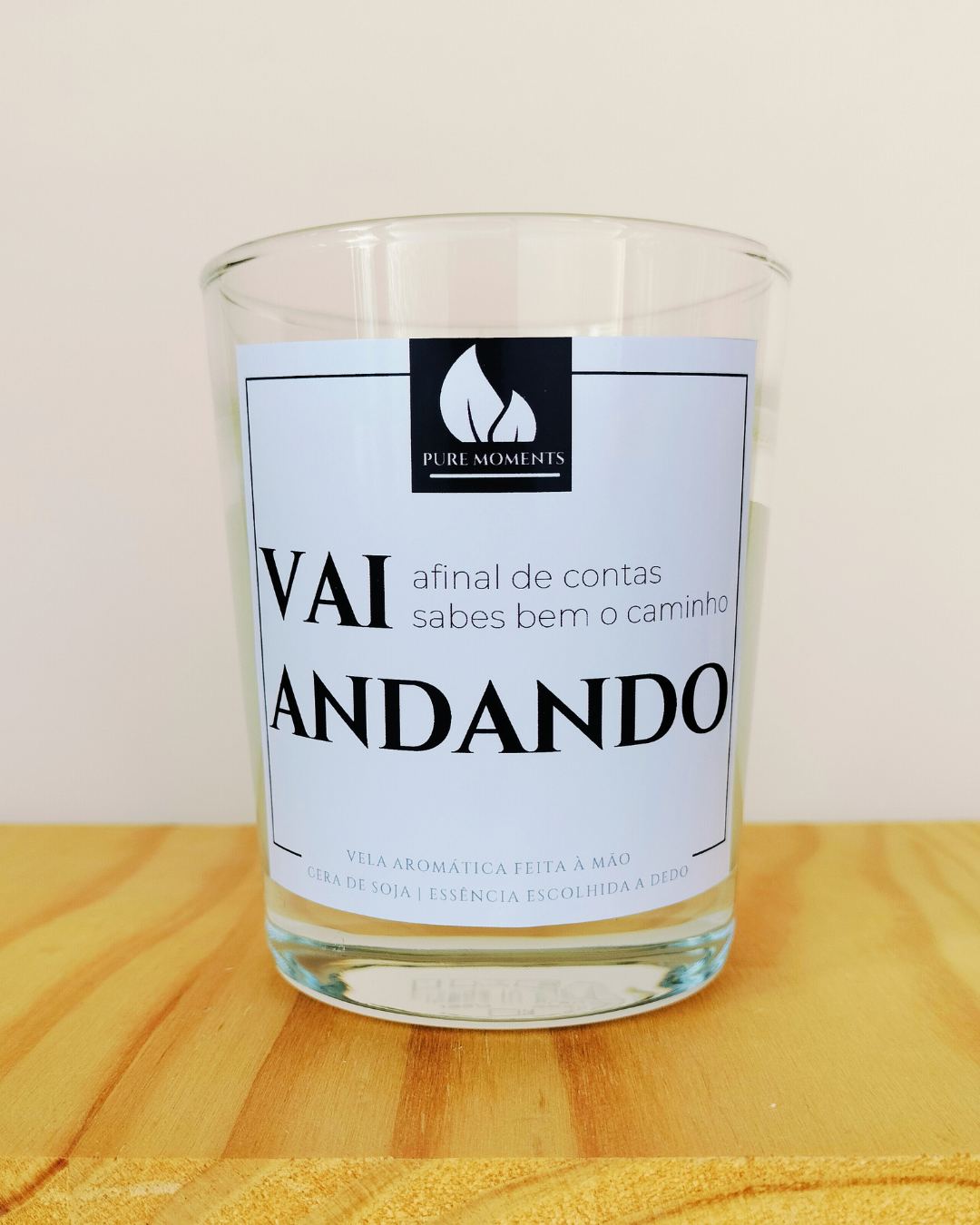Vela Aromática "Vai andando..." | Presente Irónico