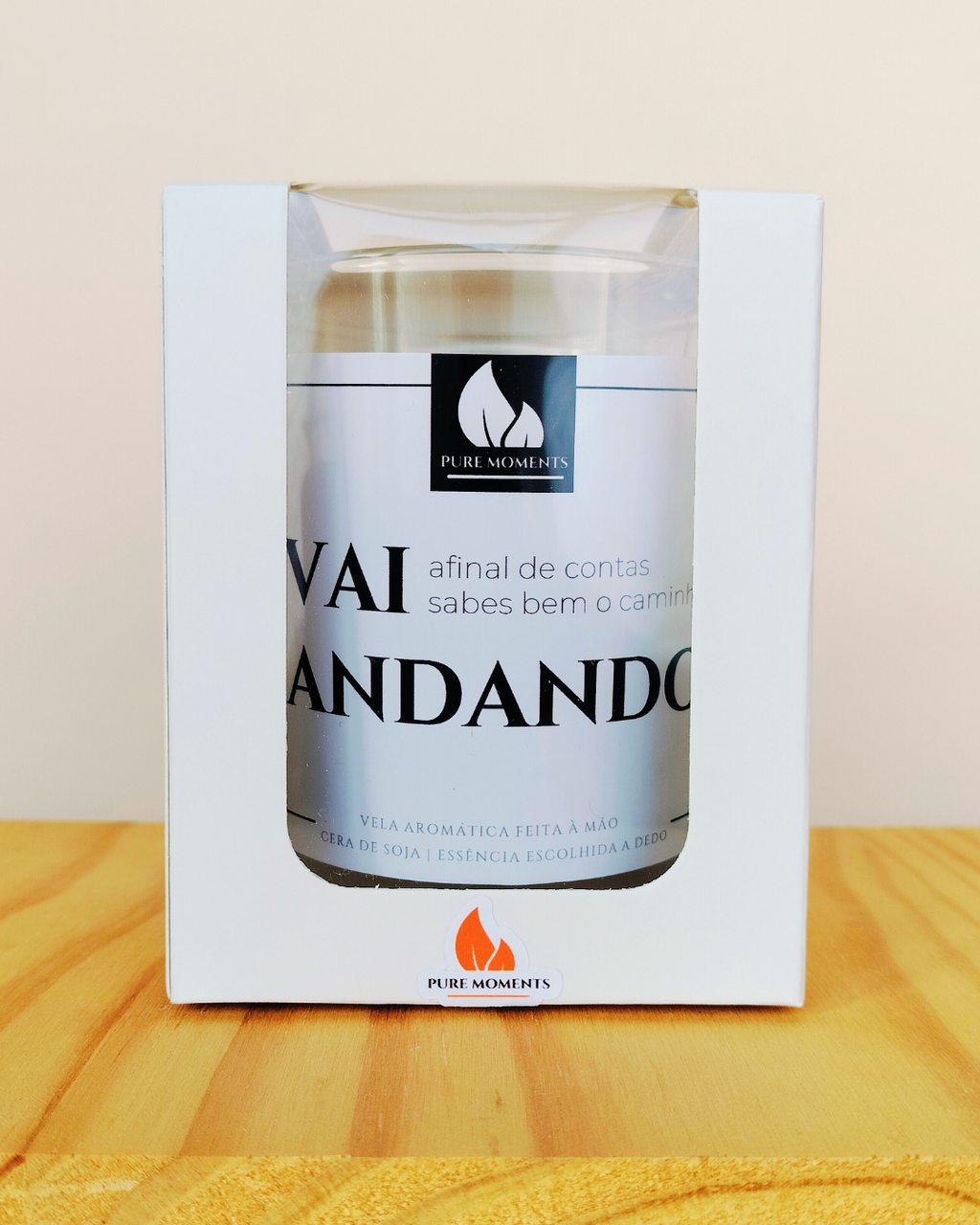 Vela Aromática "Vai andando..." | Presente Irónico