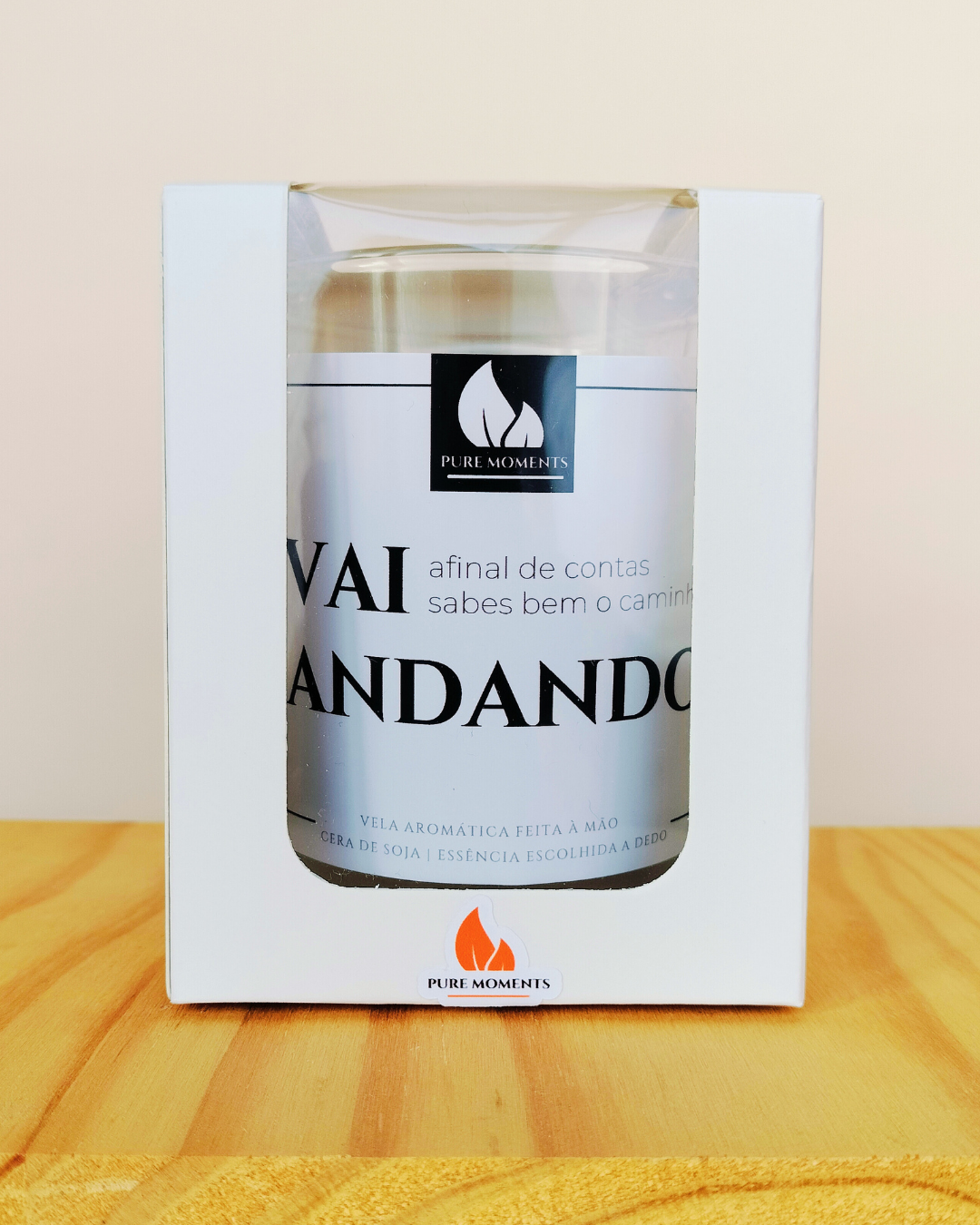 Vela Aromática "Vai andando..." | Presente Irónico