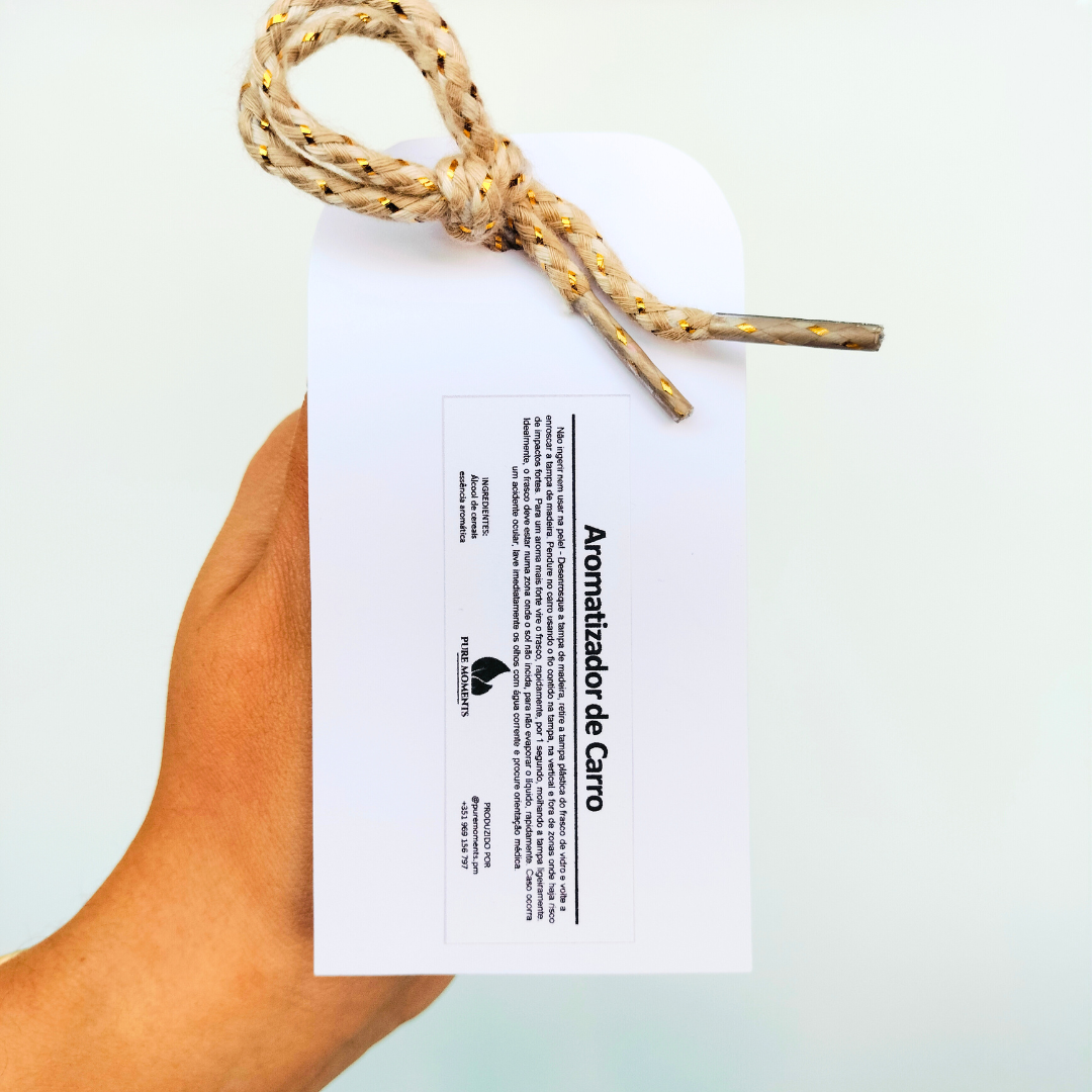 Aromatizador de Carro Garra | Prenda com Aroma a Força e Atitude