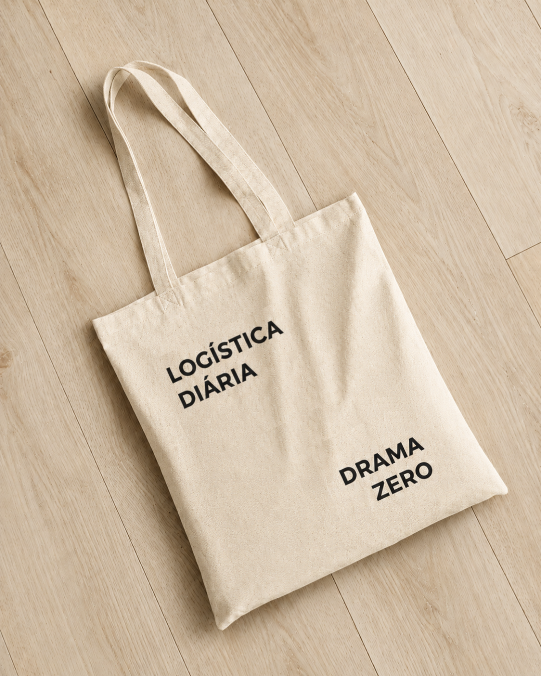 Saco de Pano LOGÍSTICA DIÁRIA, DRAMA ZERO