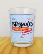 Vela Sarcástica “Estupidez” | Presente Irónico e Divertido