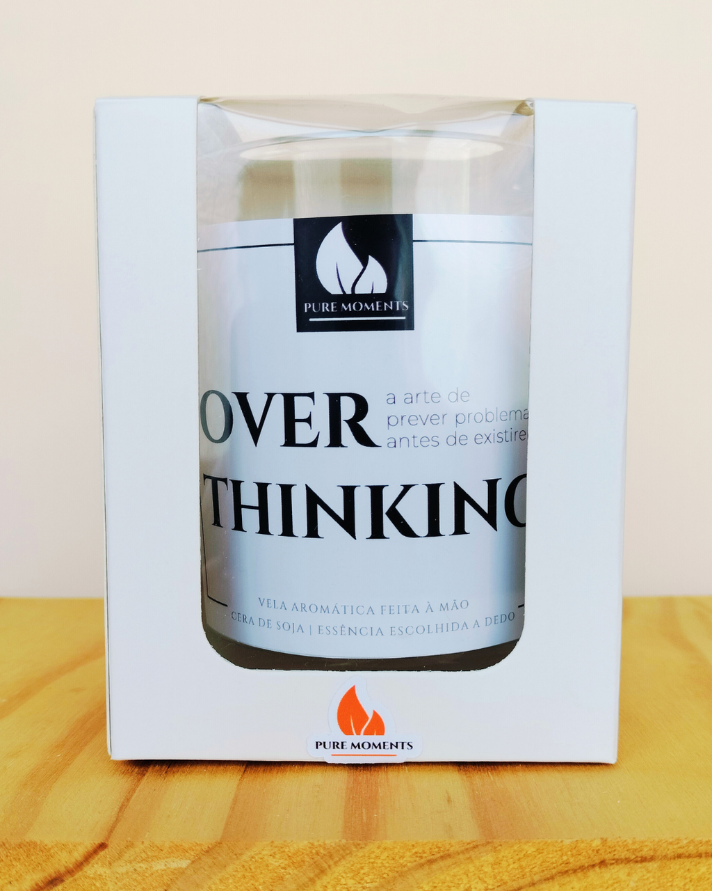 Vela Humorística “Overthinking” | Presente para Amigas Ansiosas