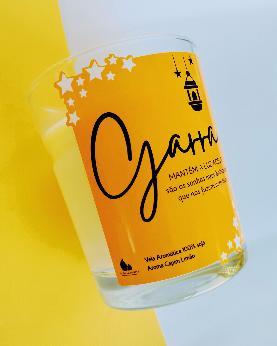 Vela Aromática Garra | Presente Energizante com Aroma Capim Limão