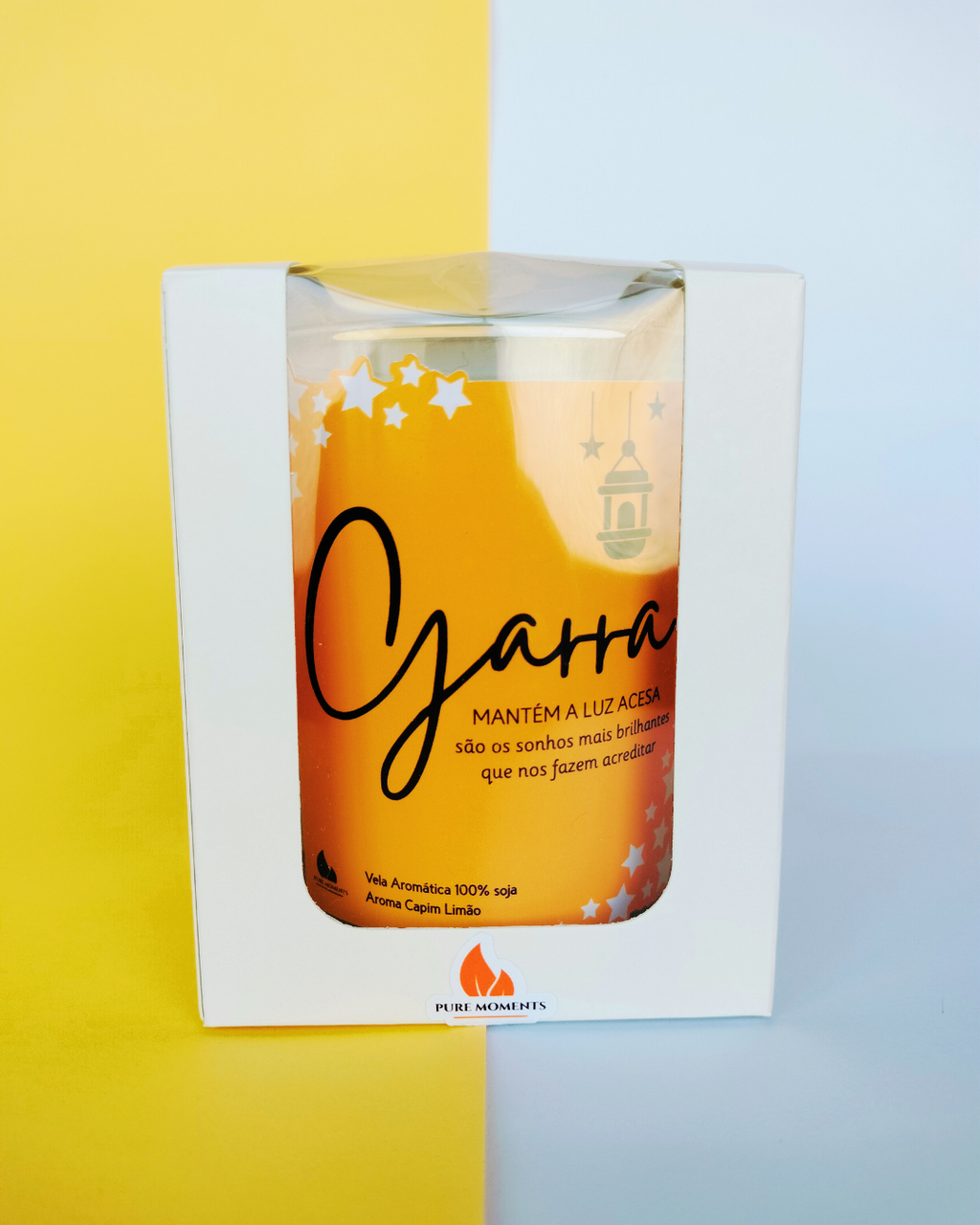 Vela Aromática Garra | Presente Energizante com Aroma Capim Limão