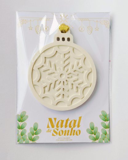 Pingente Aromático Natal de Sonho – Lembrança Mimosa
