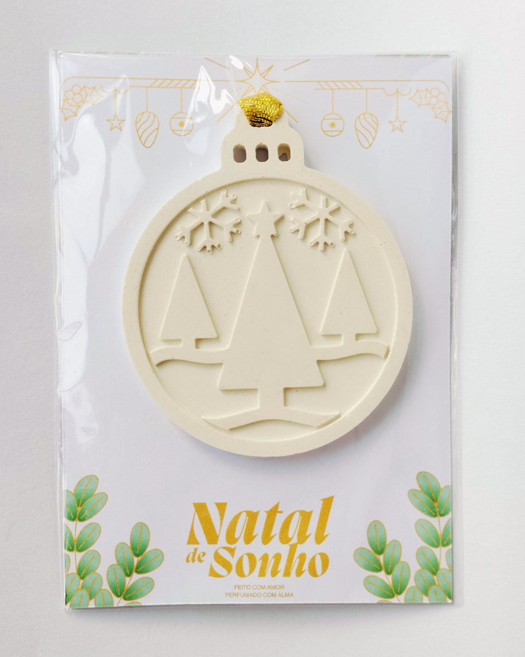 Pingente Aromático Natal de Sonho – Lembrança Mimosa