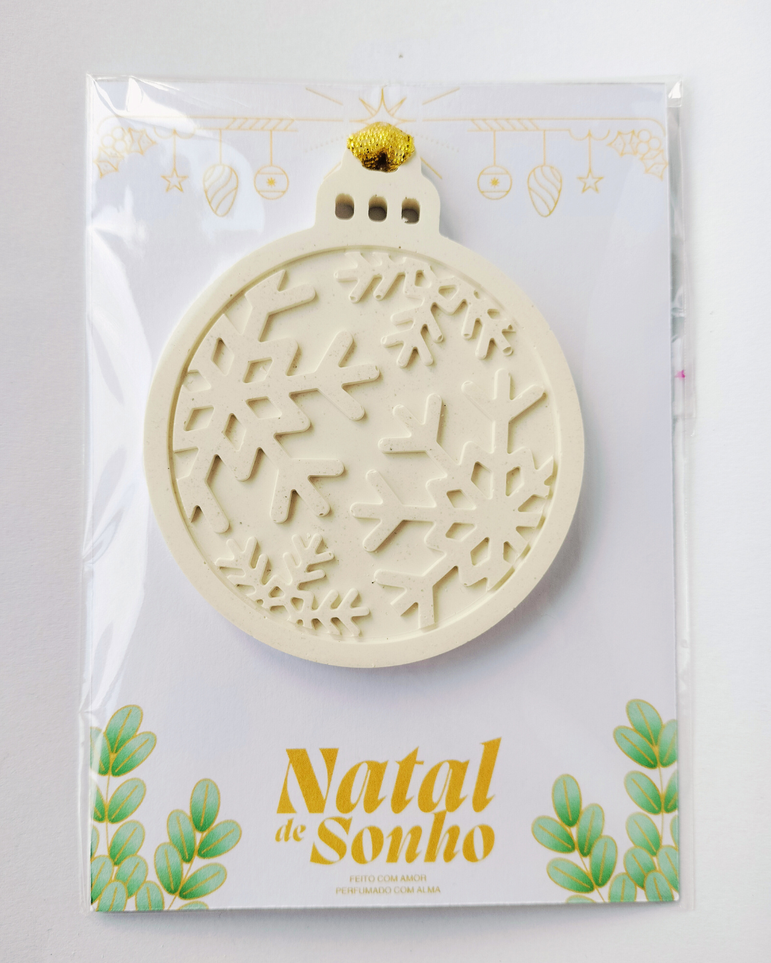 Pingente Aromático Natal de Sonho – Lembrança Mimosa