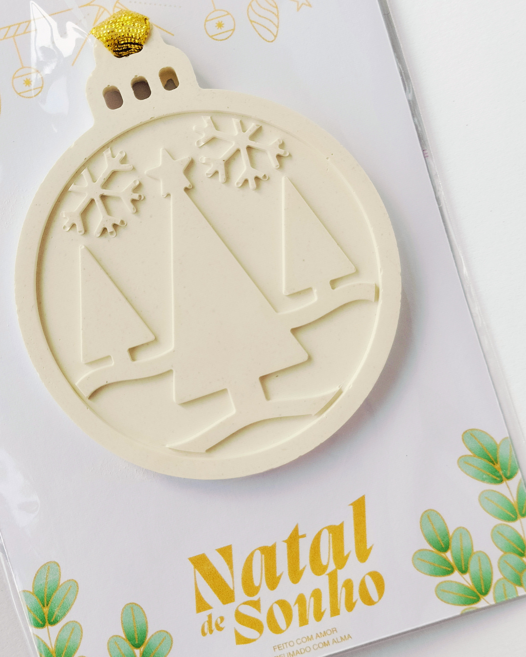 Pingente Aromático Natal de Sonho – Lembrança Mimosa