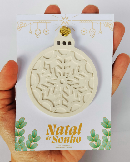 Pingente Aromático Natal de Sonho – Lembrança Mimosa