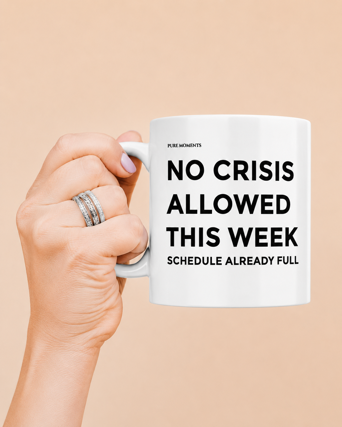 Caneca NO CRISIS ALLOWED