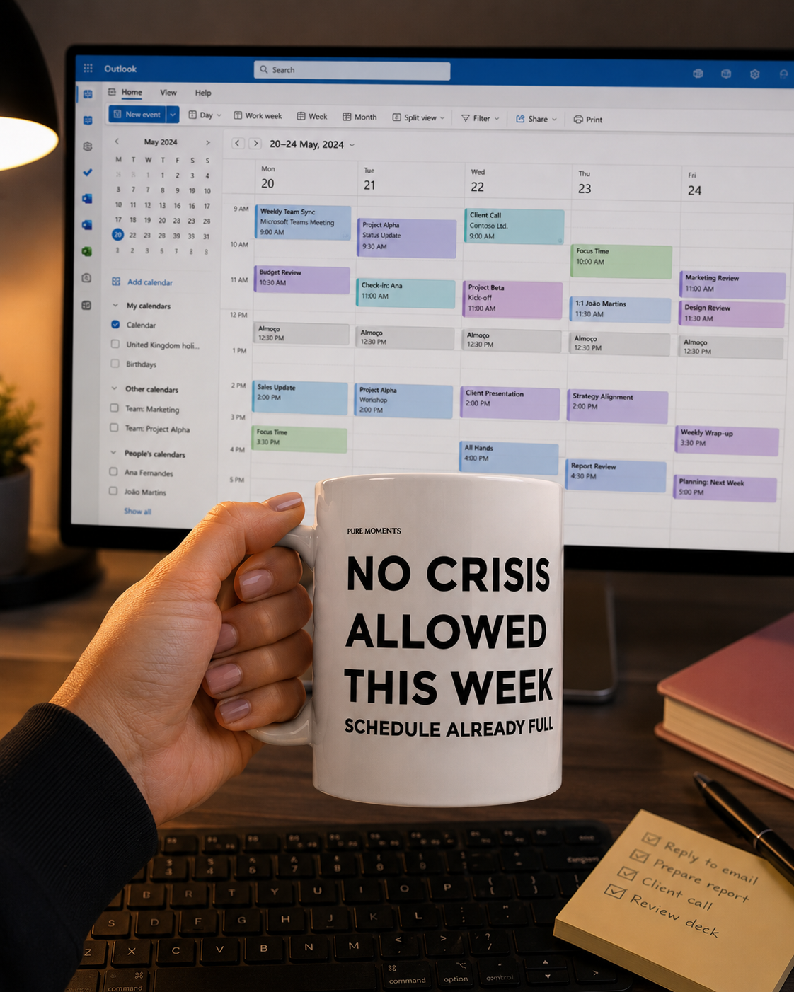 Caneca NO CRISIS ALLOWED