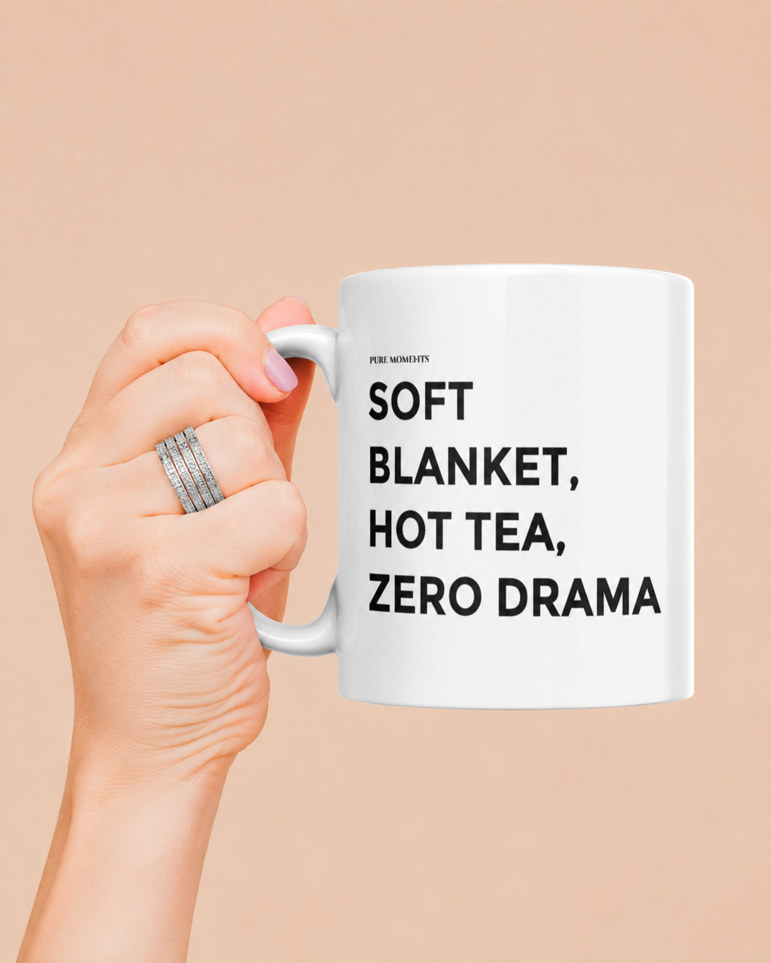 Caneca SOFT BLANKET, HOT TEA, ZERO DRAMA