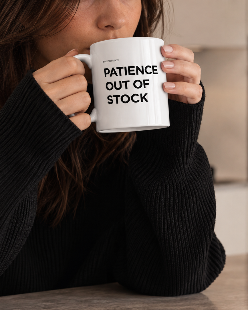 Caneca PATIENCE OUT OF STOCK