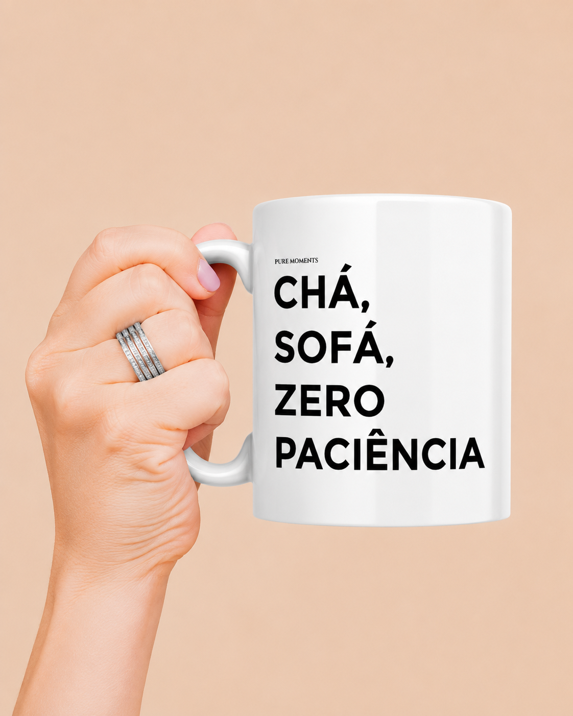 Caneca CHÁ SOFÁ E ZERO PACIÊNCIA
