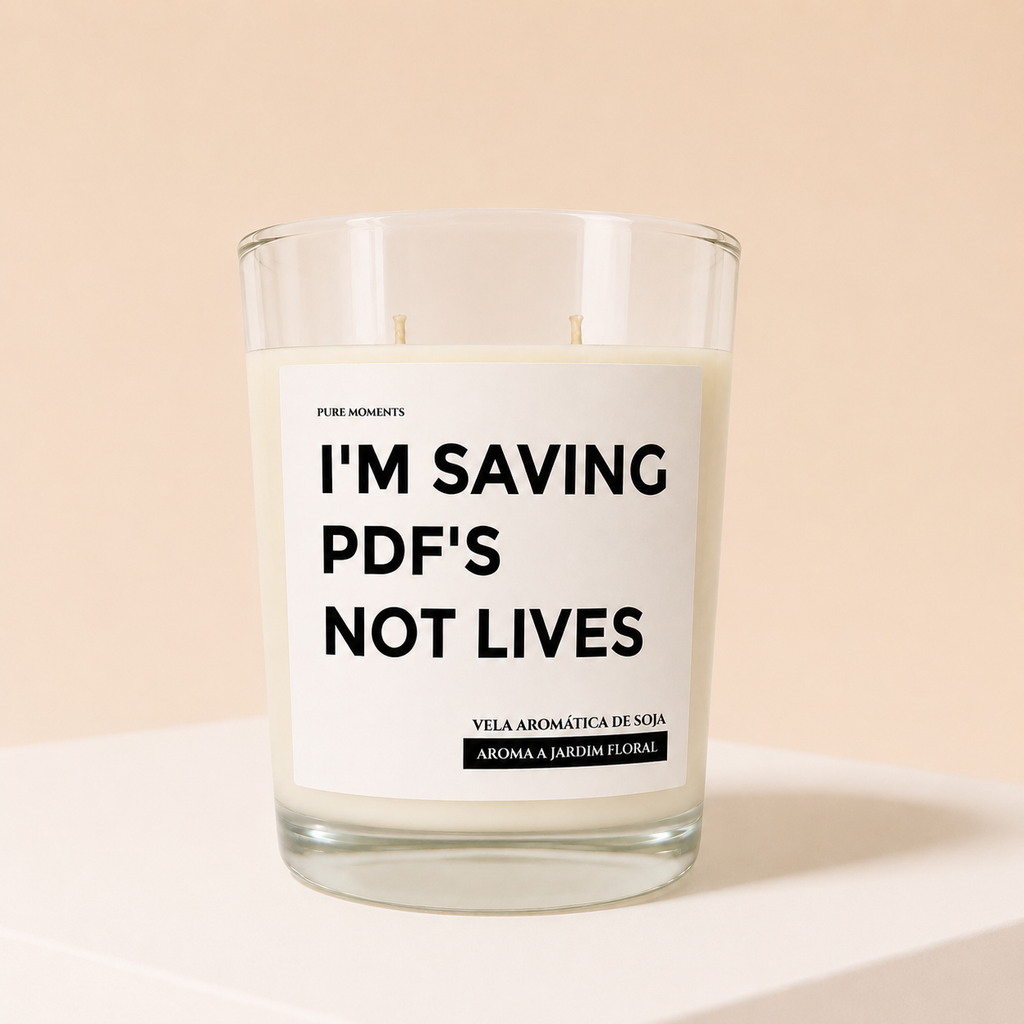 Vela Aromática I'M SAVING PDF'S NOT LIVES