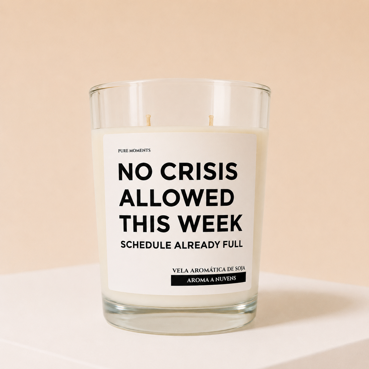 Vela Aromática NO CRISIS ALLOWED